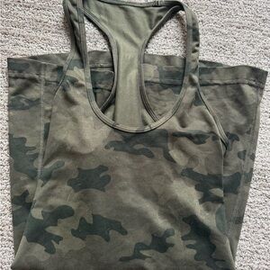 Lululemon size 4 Camo Print Racerback Tank Top